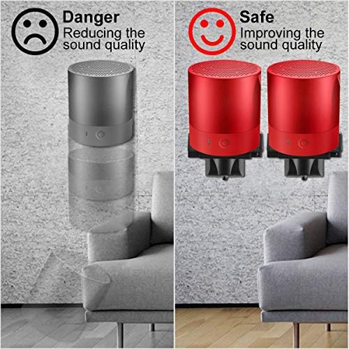 Suptek Dual Side Clamping Speaker Wall Mounts | Adjustable 25kg (2 Pack)