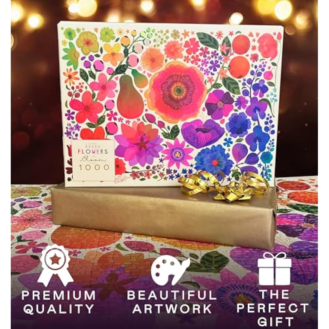 Elena Essex Flowers in Bloom 1000 Piece Jigsaw Puzzle for Adults