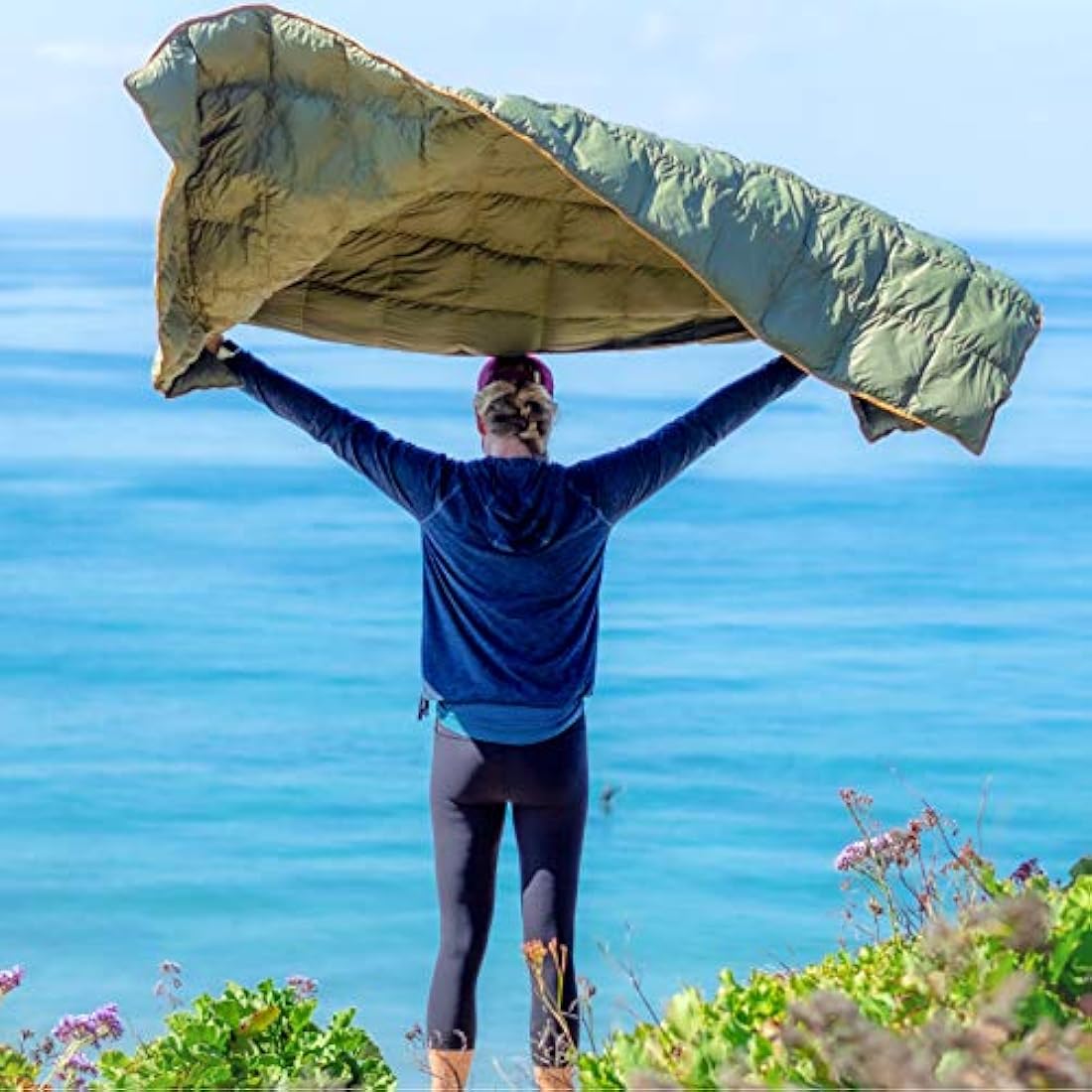 Get Out Gear Down Camping Blanket – 650 Fill Power Packable Outdoor Quilt