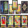 Holographic Tarot Cards Deck with Guidebook - 78 Card Set