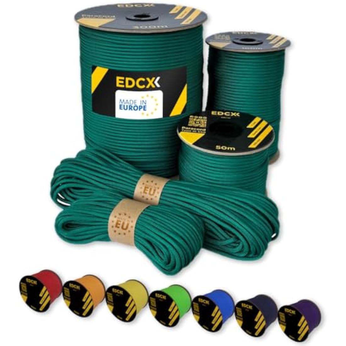 EdcX 550 Paracord Type III – 4mm Nylon Rope for DIY and Camping