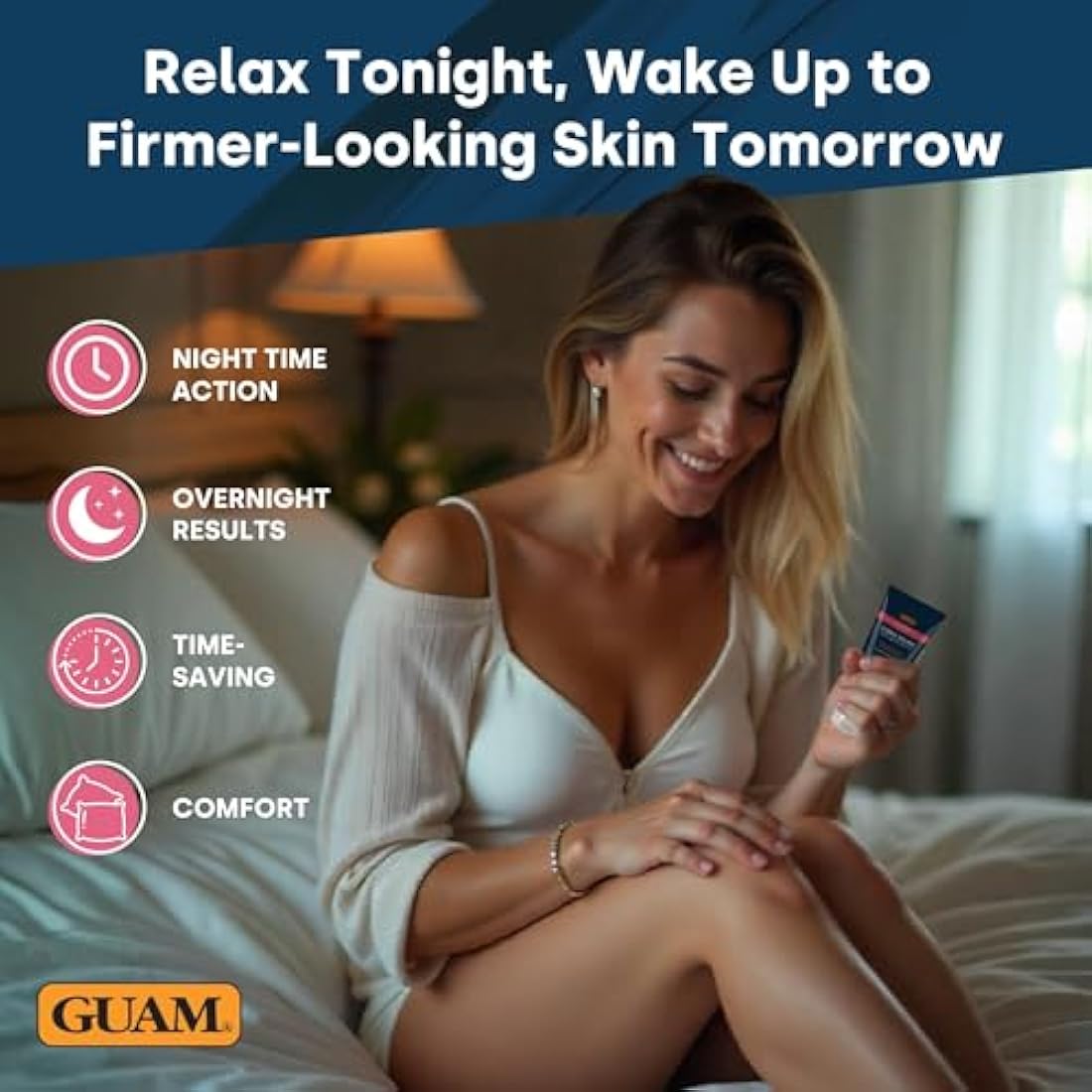 GUAM Seaweed Anti Cellulite Night Cream – Firming & Slimming Treatment