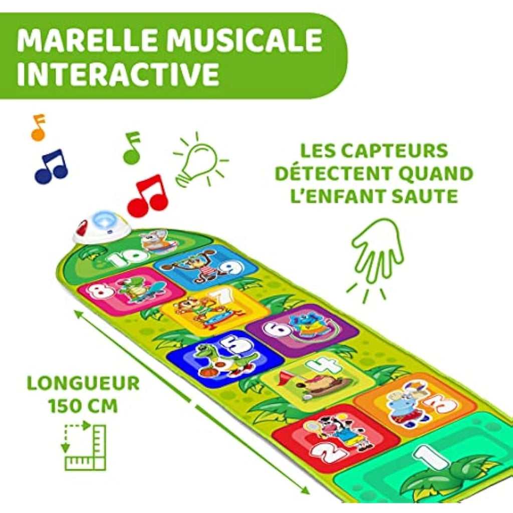 Chicco Jump & Fit Electronic Hopscotch Playmat – Interactive Musical Toy