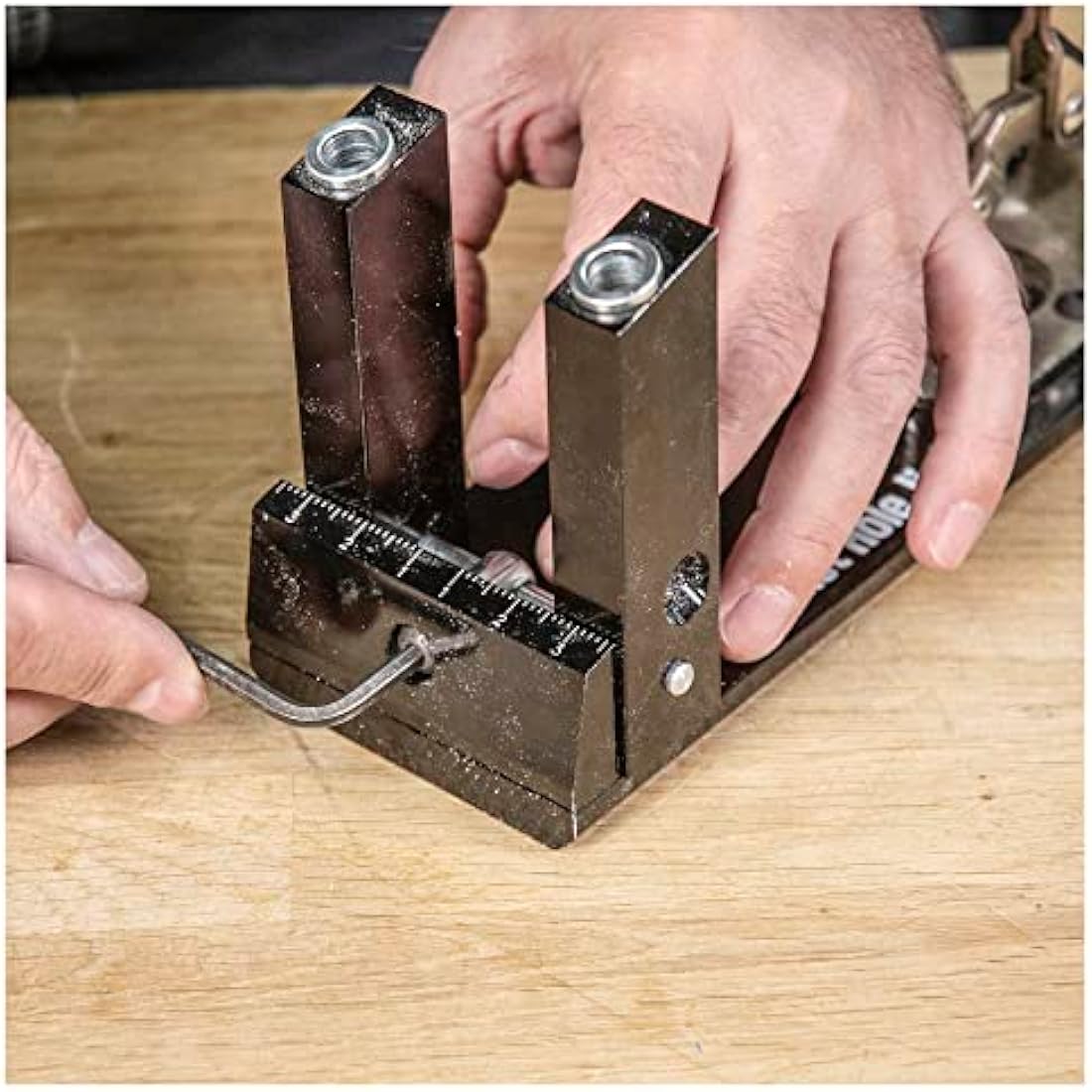 Trend Pocket Hole Jig Kit - All-Metal Dual Column Woodworking Guide
