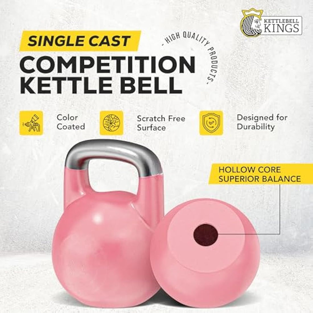 Competition Iron Kettlebell – 18lb Ergonomic Weight