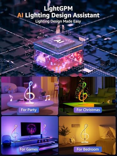 Lepro TB2 Smart LED Table Lamp – AI Lighting Design & Music Sync