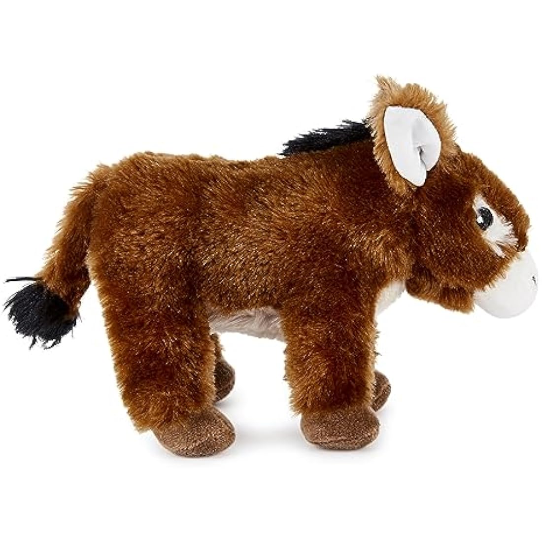 Zappi Co Farm Animal Plush Set – 3 Pack Soft Donkey, Lamb & Pig Toys