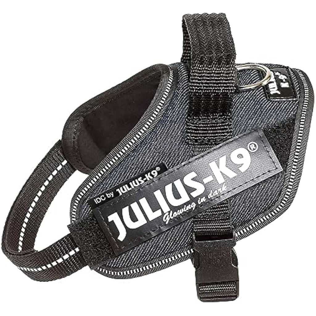 IDC Powerharness - Durable Denim Dog Harness, Size XS