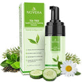 Noveha Tea Tree Eyelid Foaming Cleanser | Natural Face Wash for Dry Eyes