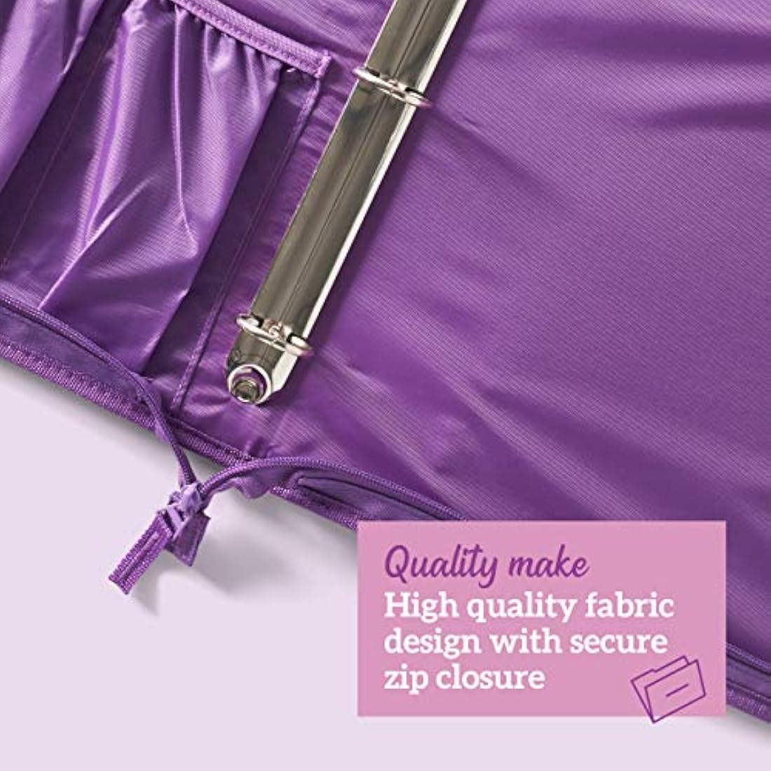 Crafter’s Companion Large Die & Stamp Storage Folder – Purple Fabric