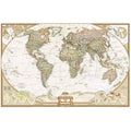National Geographic World Executive Wall Map – Antique Style, 46 x 30.5