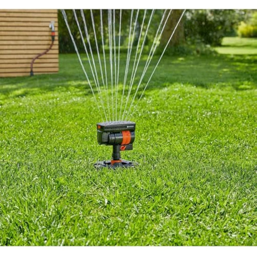 Gardena Pipeline Sprinkler System Starter Set with Oscillating Sprinkler