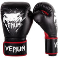 Venum Contender Kids Boxing Gloves - Synthetic Leather - Black/Red, 6 Oz