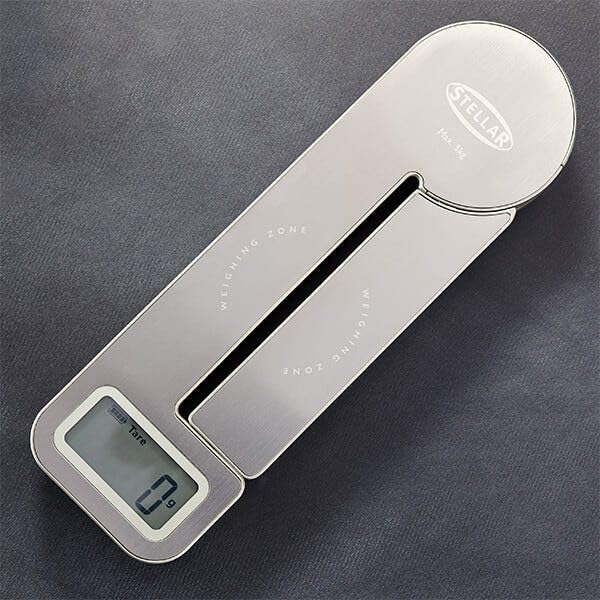Stellar Battery Free Digital Kitchen Scale | 5kg Compact Eco-Friendly