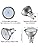 Allesgute Fire Rated LED Downlights | Brushed Chrome Recessed Spotlights - 4 Pack