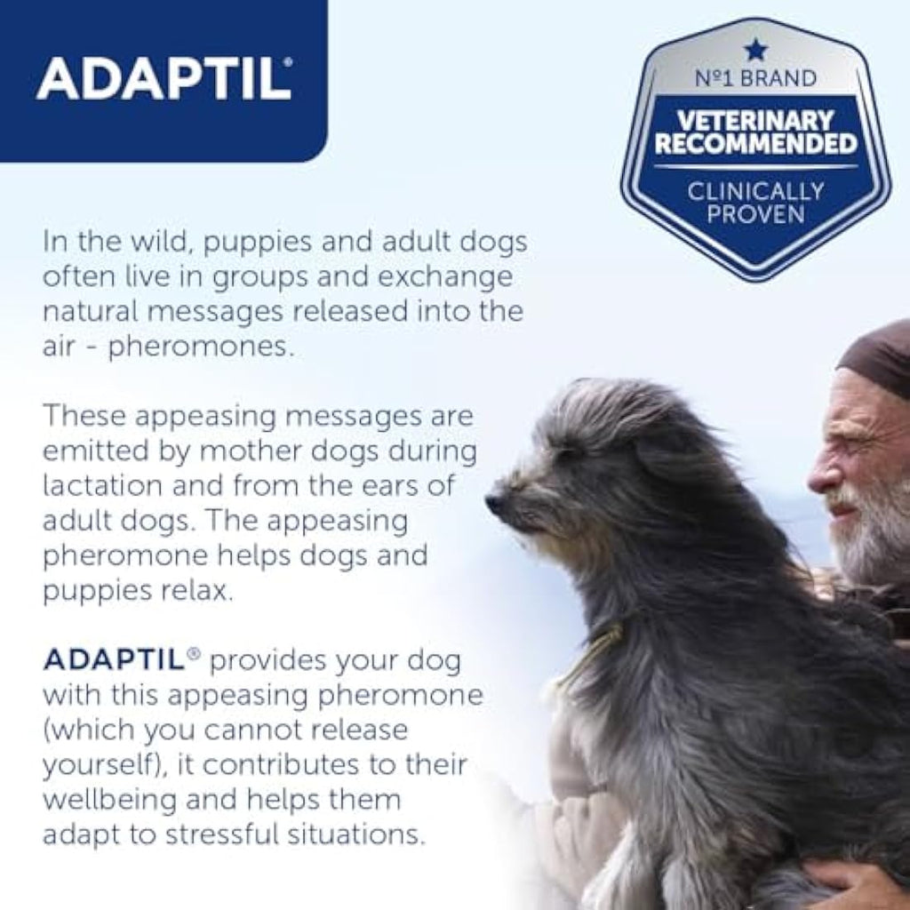 Adaptil Junior Puppy Calming Collar – Adjustable Pheromone Dog Collar