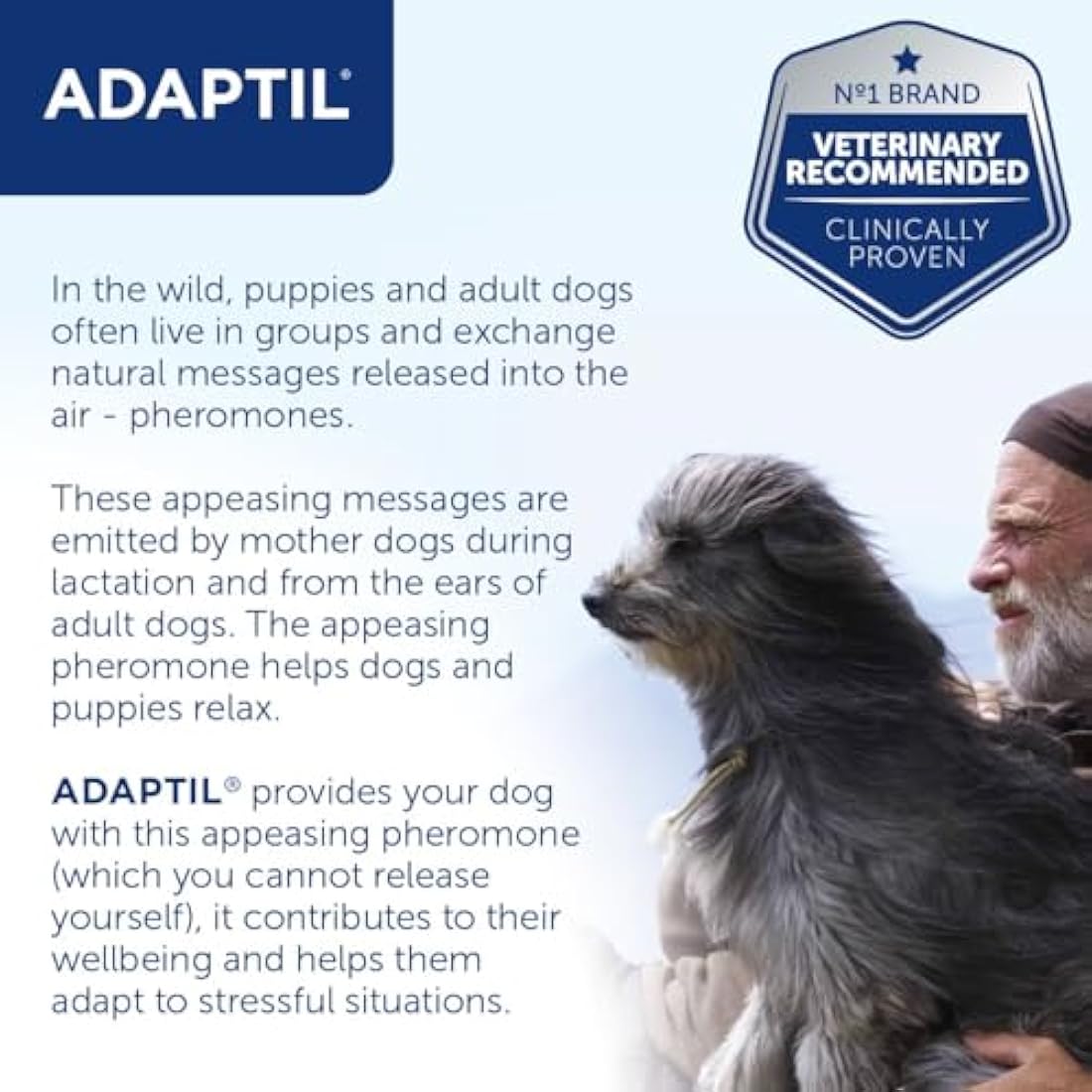 Adaptil Junior Puppy Calming Collar – Adjustable Pheromone Dog Collar