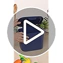 Addis 4.5L Kitchen Food Waste Compost Caddy – Recycled Plastic Eco Blue
