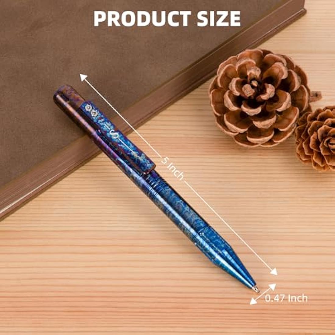 SMOOTHERPRO Titanium Bolt Action Pen | Parker Refill Compatible – Multicolor