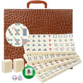 Jolof Store Chinese Mahjong Set | 144 Large Melamine Tiles with Case