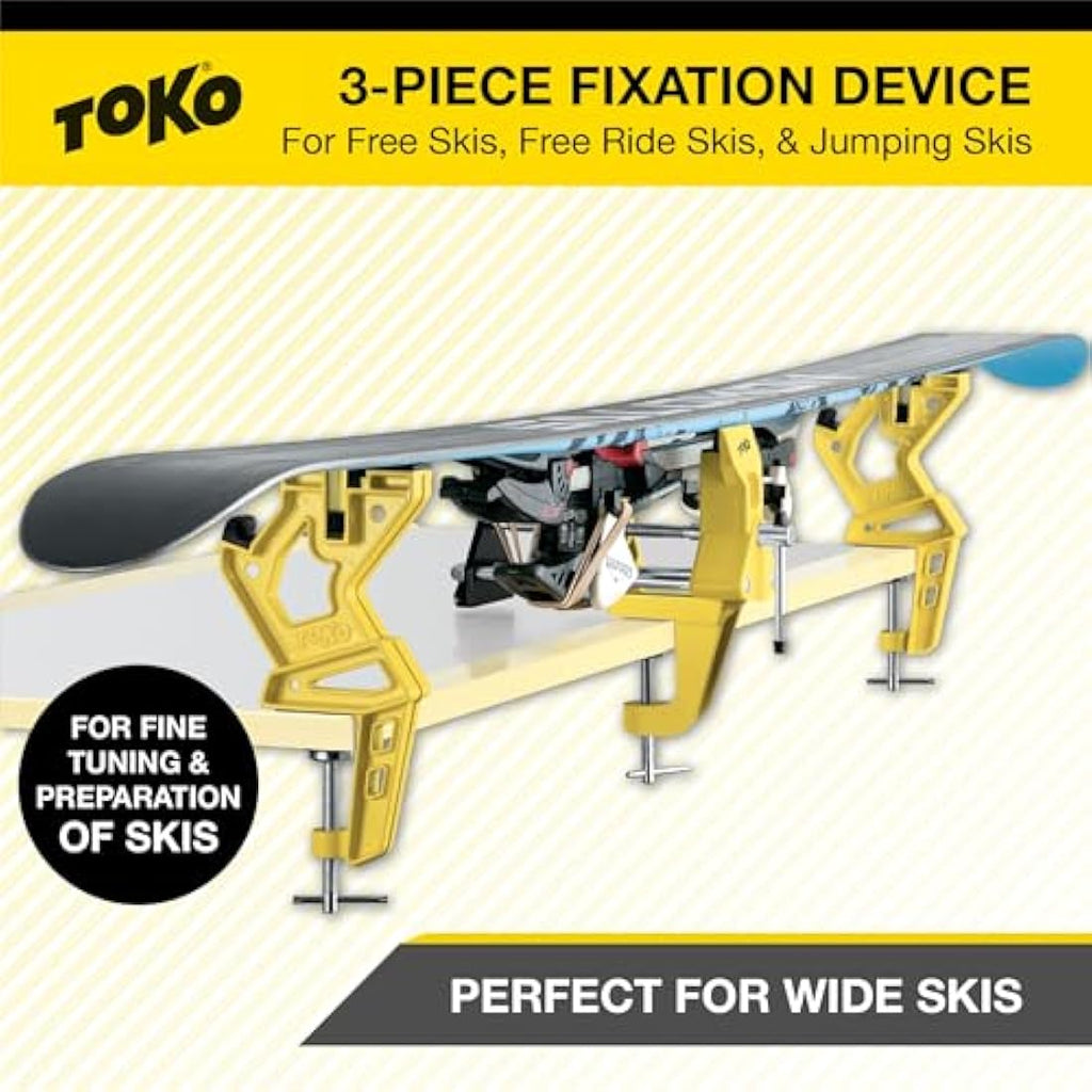 TOKO Ski Vise Freeride – 155mm Wide Ski Tuning and Maintenance Tool
