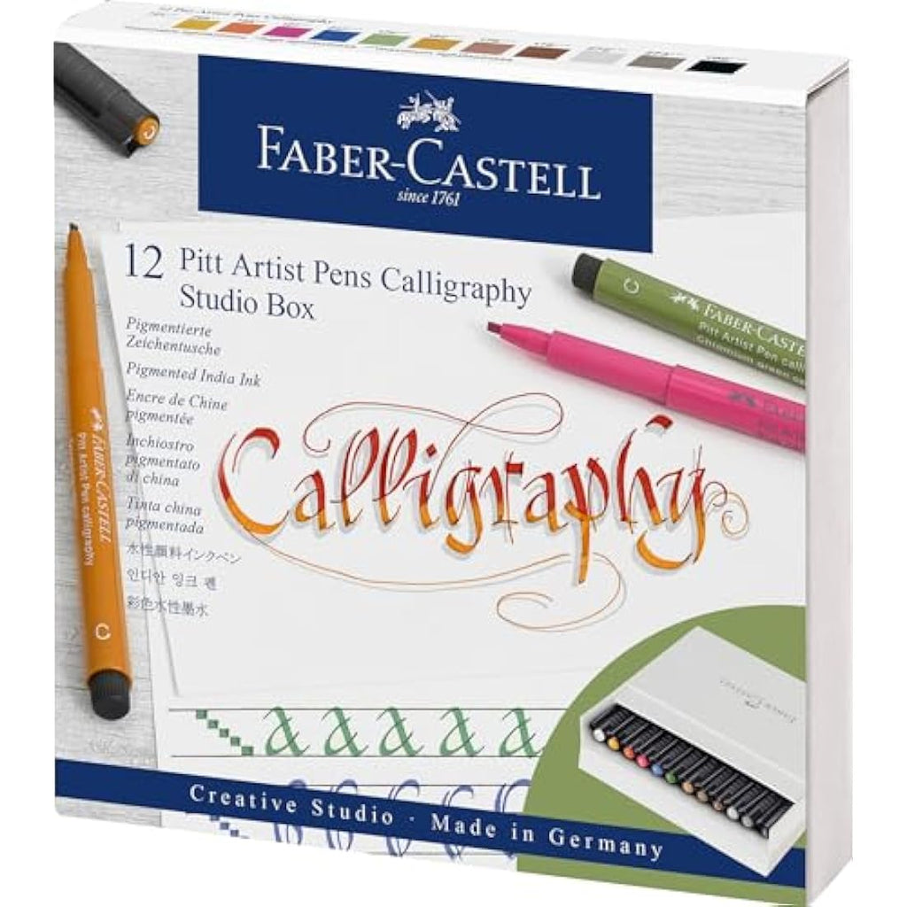 Faber-Castell Pitt Artist Pen Calligraphy Studio Box - 2.5mm India Ink