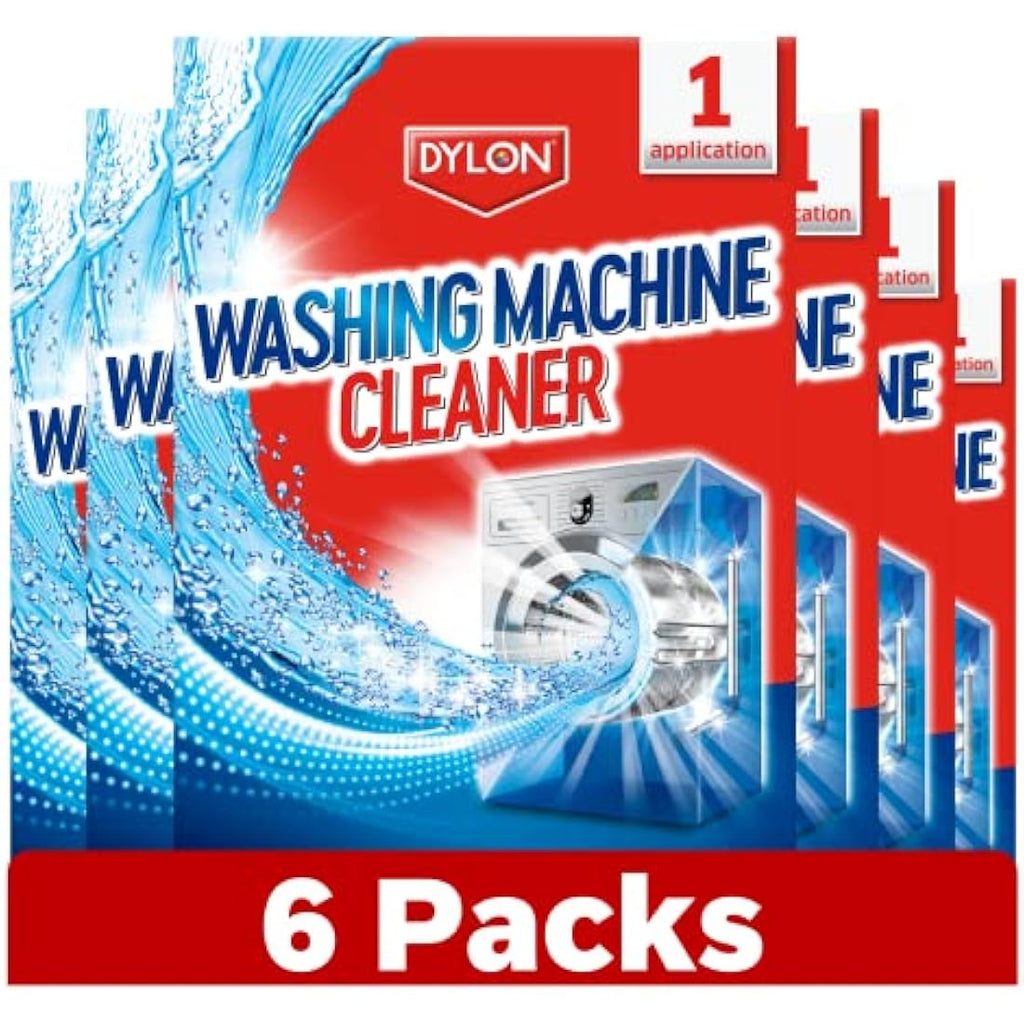 Dylon 5-in-1 Washing Machine Cleaner & Limescale Remover - 6 Pack