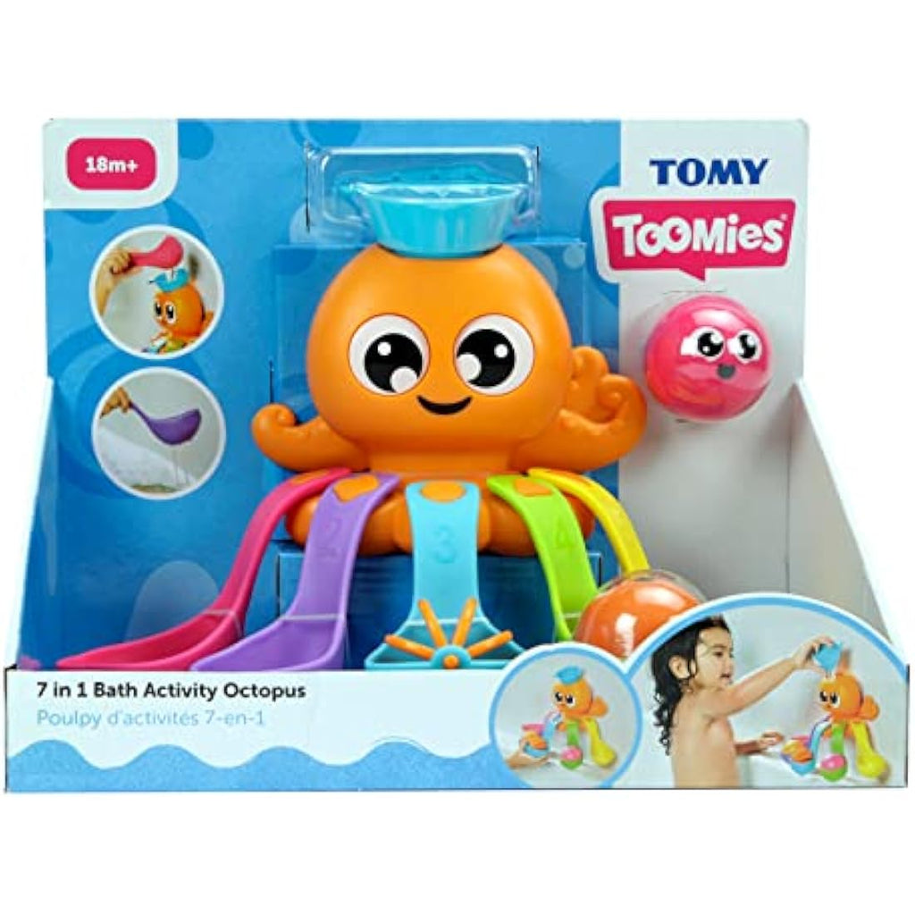 Toomies 7-in-1 Activity Octopus Bath Toy – Educational Water Play