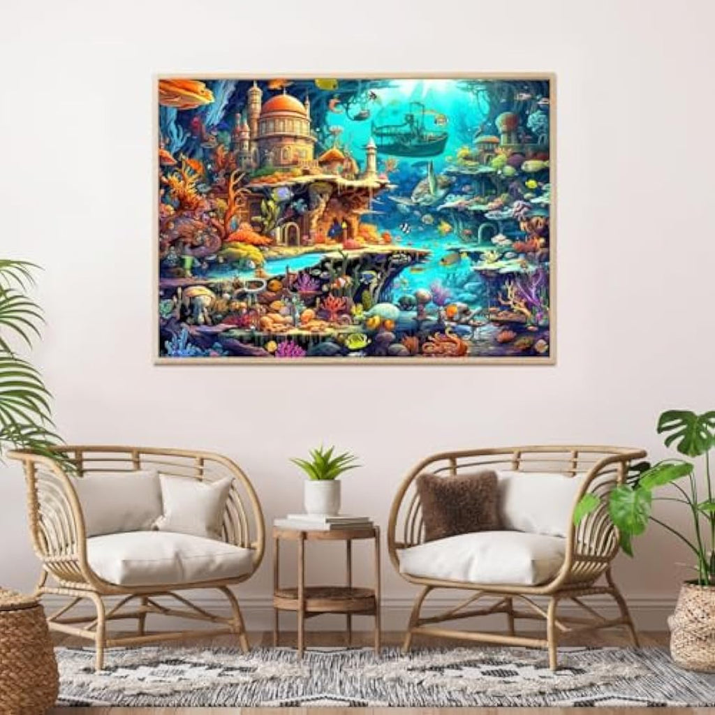 Jolof Store Whimsical Seabed 1000 Piece Jigsaw Puzzle for Adults