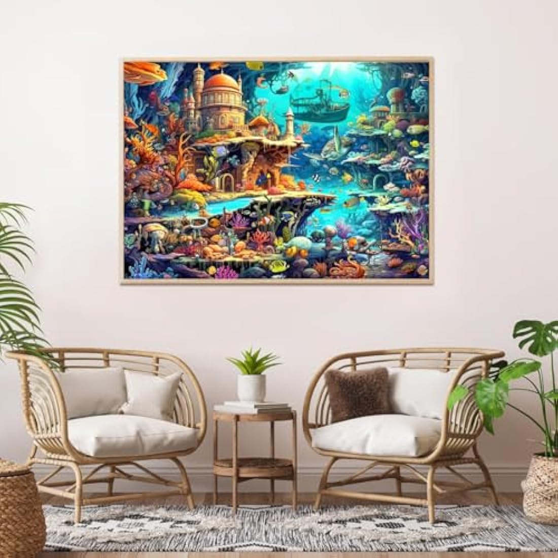 Jolof Store Whimsical Seabed 1000 Piece Jigsaw Puzzle for Adults