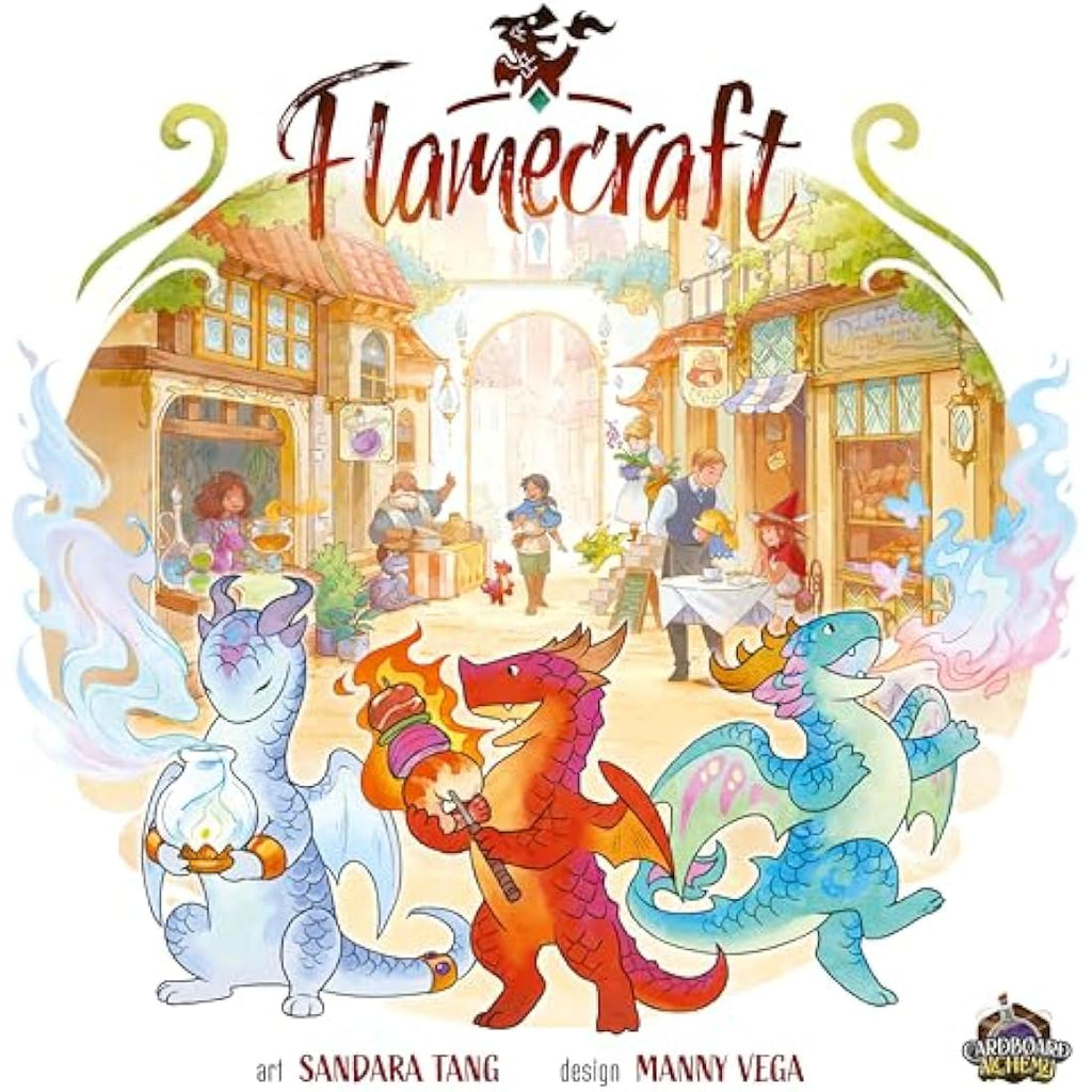 Flamecraft Strategy Board Game by Lucky Duck Games – Dragon Fantasy