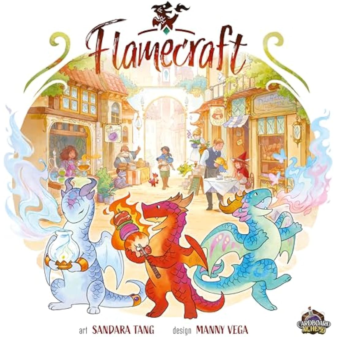 Flamecraft Strategy Board Game by Lucky Duck Games – Dragon Fantasy