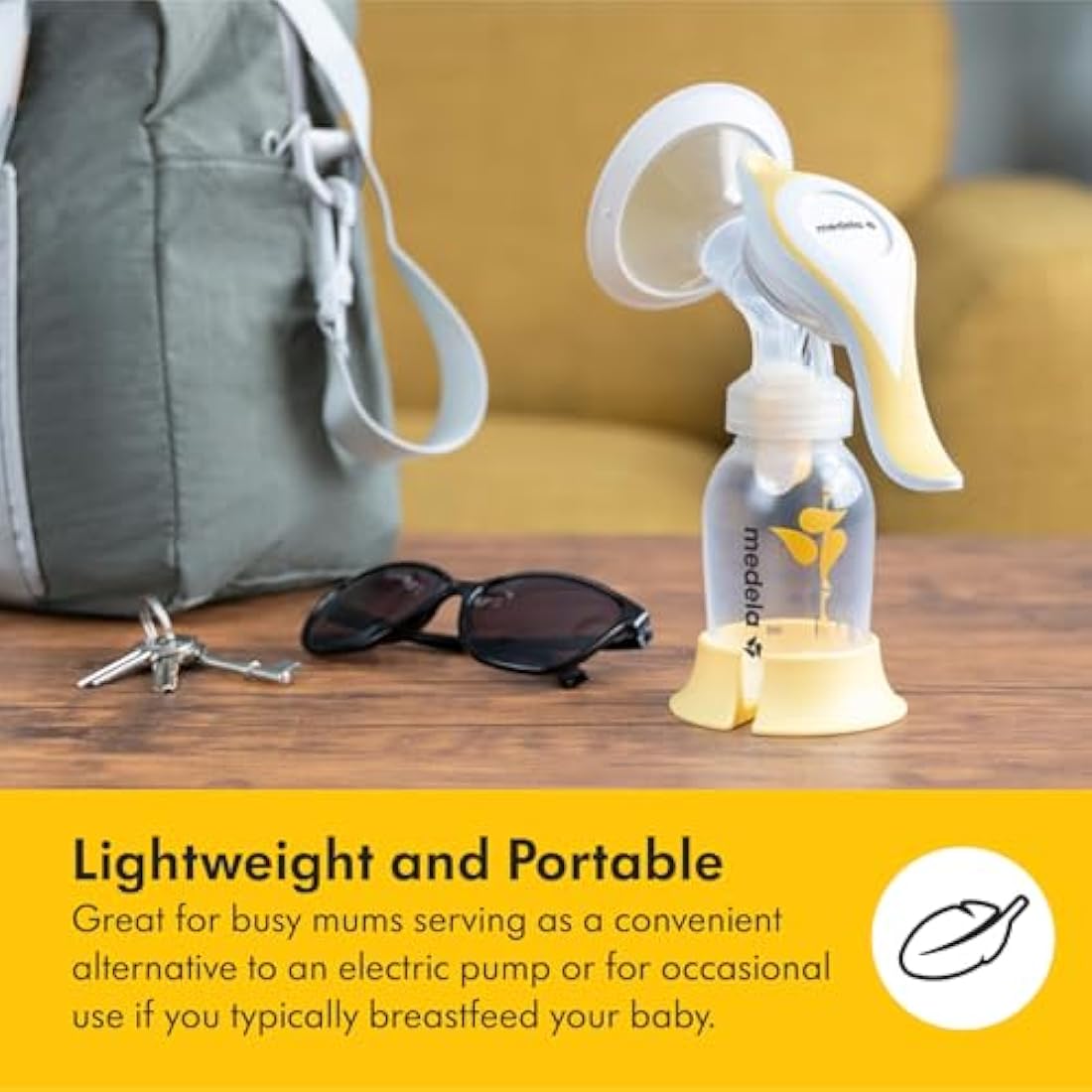 Medela Harmony Manual Breast Pump | Portable 2-Phase Expression Design