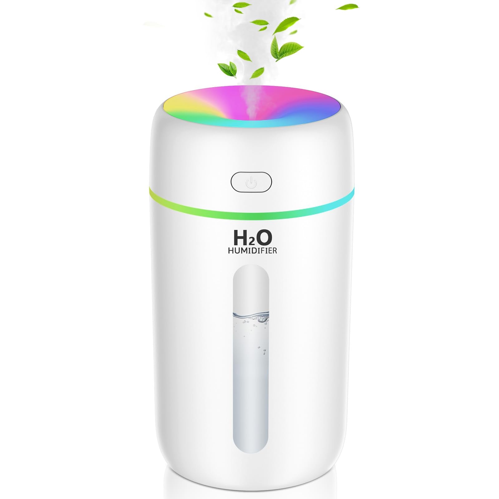 KISSLEAF Mini Room Humidifier | 250ml Silent Ultrasonic for Baby & Plants