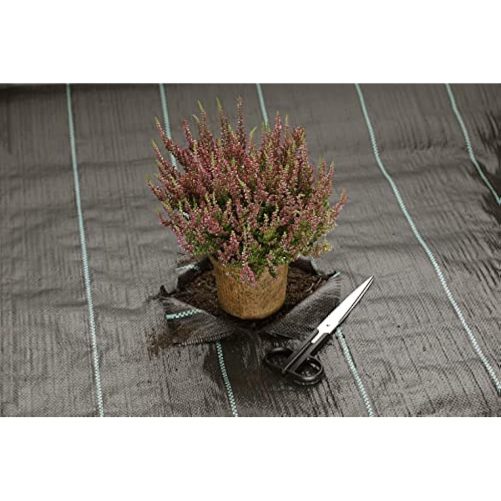 GardenMate Weed Control Fabric – 100gsm UV Stabilised Membrane 2m x 20m