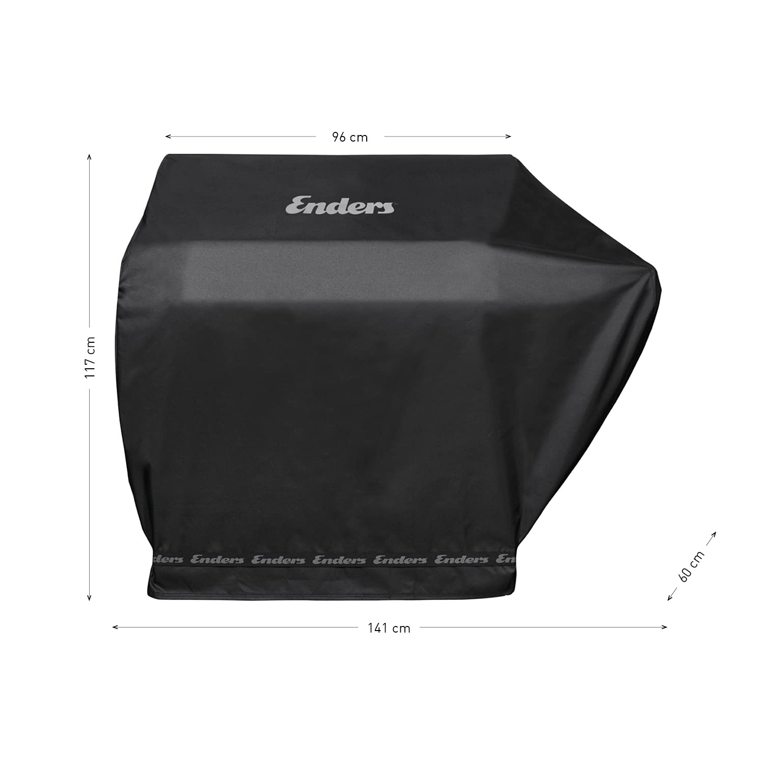 Enders Boston Black 6 KR Turbo Weatherproof Gas Barbecue Cover