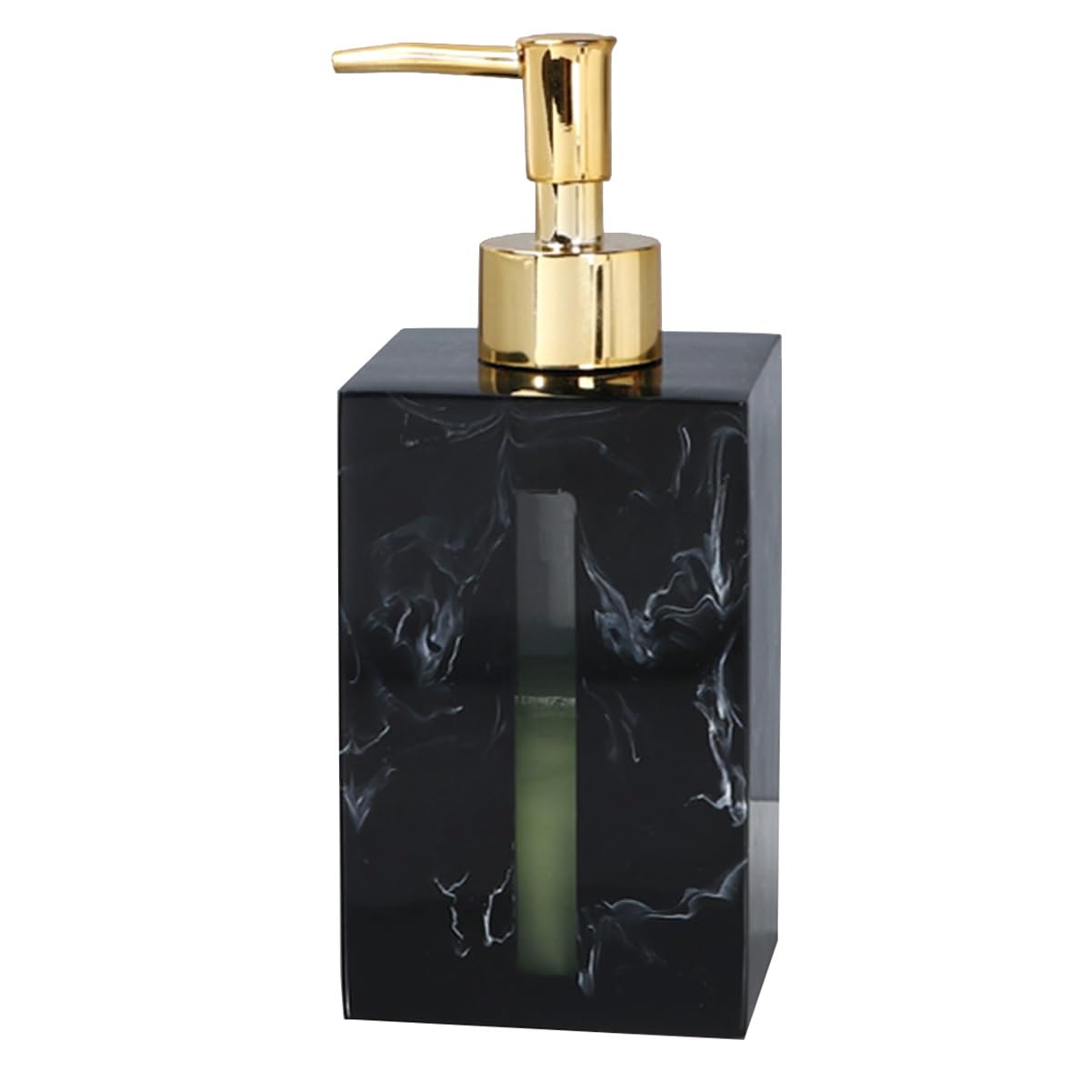 SMIXLVY 17oz Marble Resin Soap Dispenser for Kitchen and Bathroom