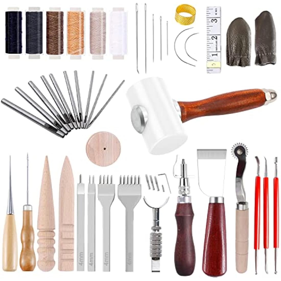 Leather Craft Tools Kit – DIY Sewing & Stitching Set