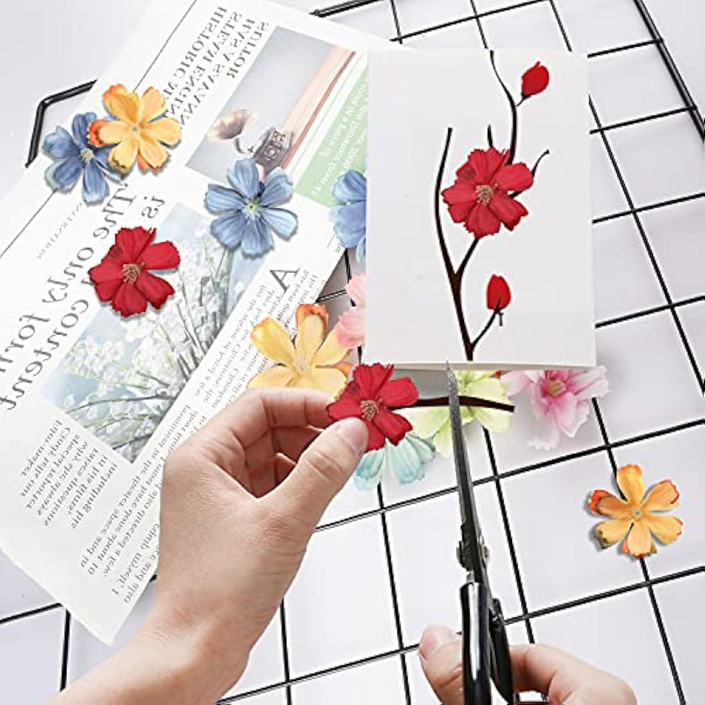 Yafe 50pcs Artificial Silk Flower Heads | 4.5cm DIY Craft Floral Decor