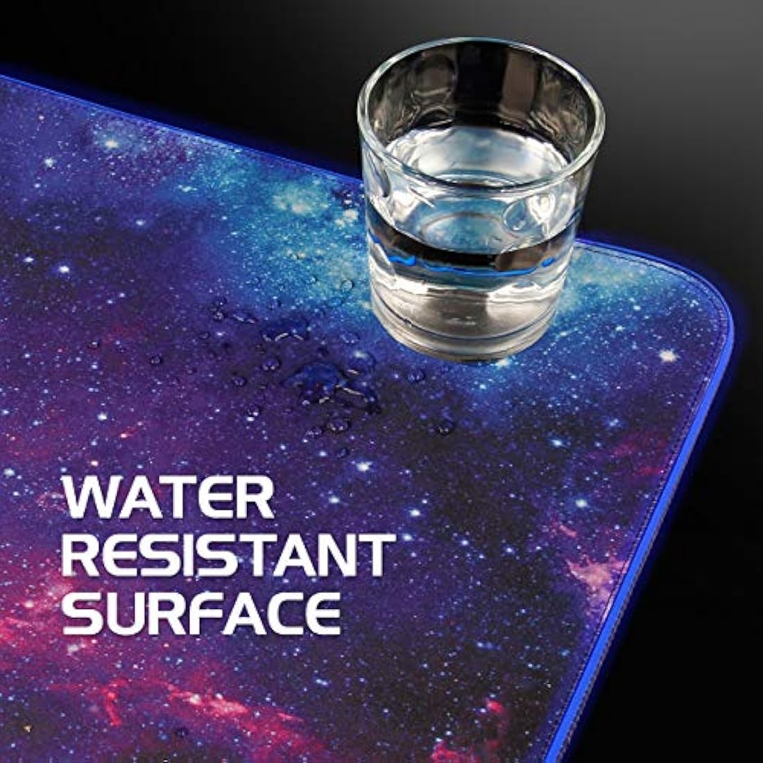 ENHANCE Galaxy RGB LED Gaming Mouse Pad – XXL Water Resistant Desk Mat