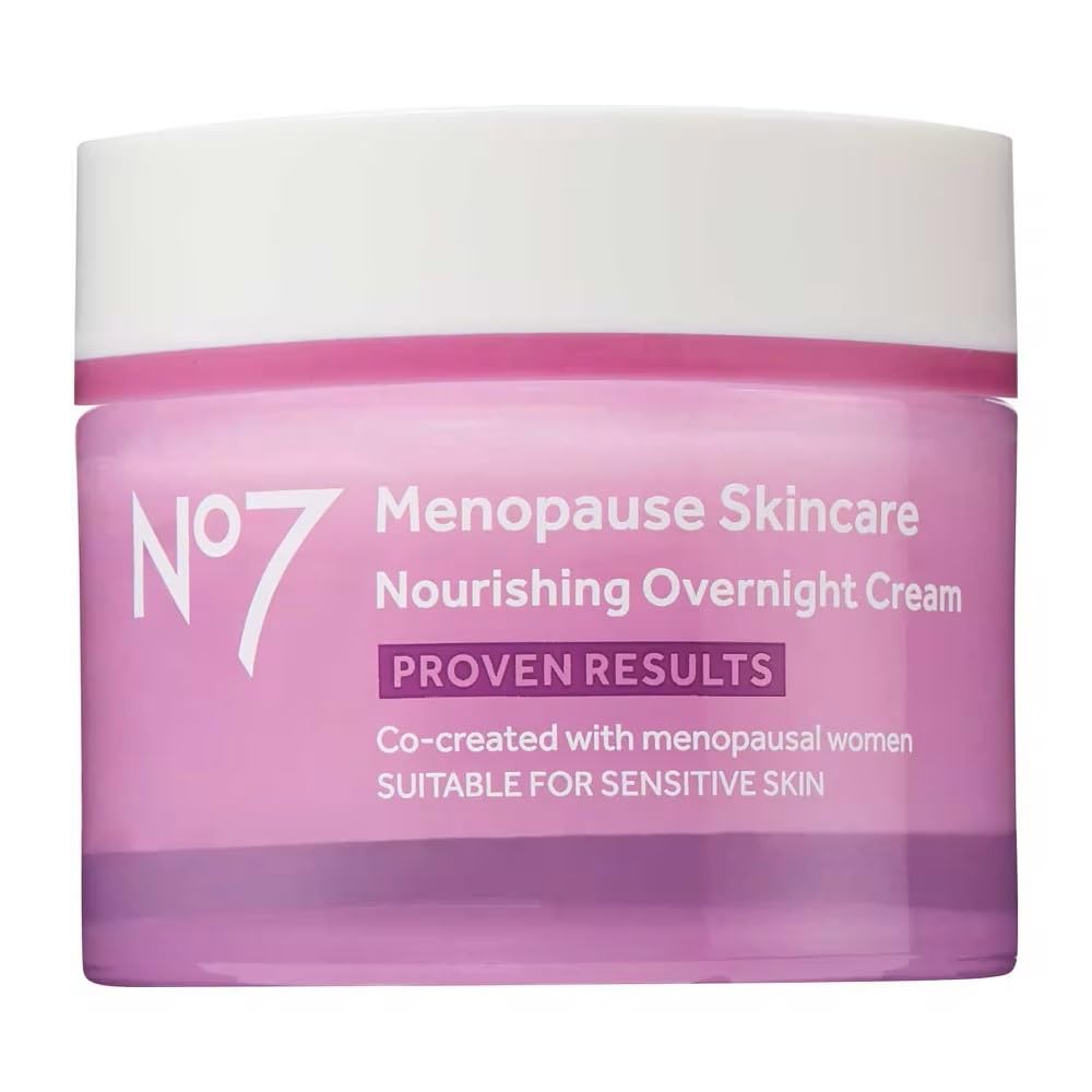 No7 Menopause Skincare Nourishing Overnight Cream - 50ml Night Moisturizer