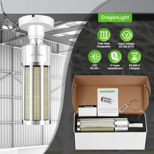 DragonLight 240W LED Corn Bulb | 32,400LM 5000K E40 Mogul Base Lamp