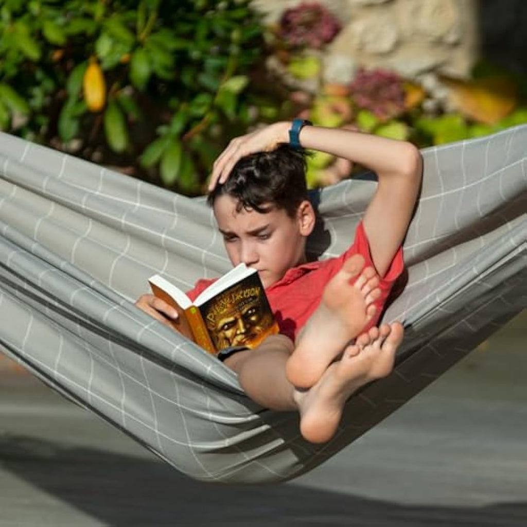 La Siesta Brisa Almond Double Hammock – Weather Resistant Outdoor Canvas