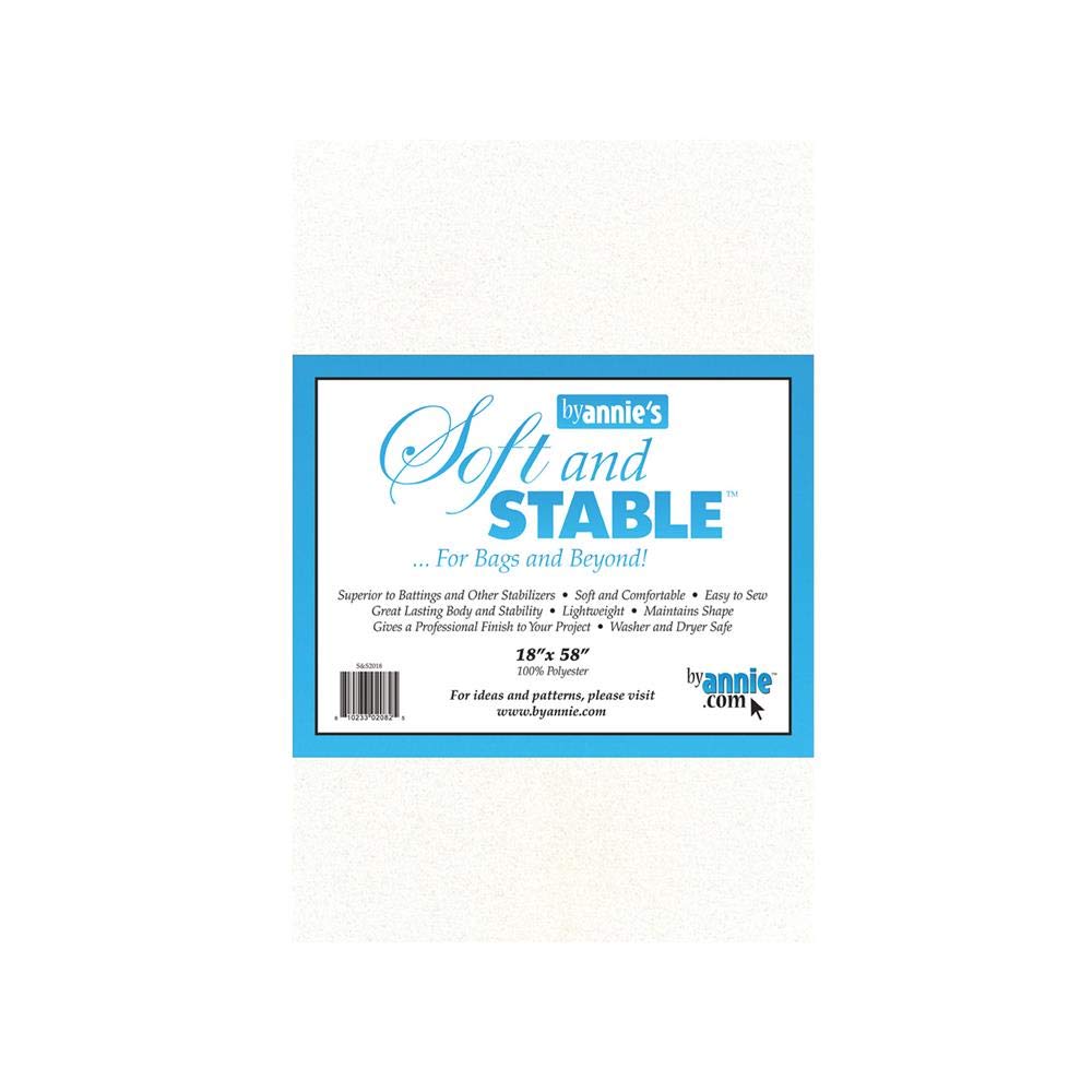 ByAnnie Soft and Stable White Bag Stabilizer - 18 x 58 Inch Foam