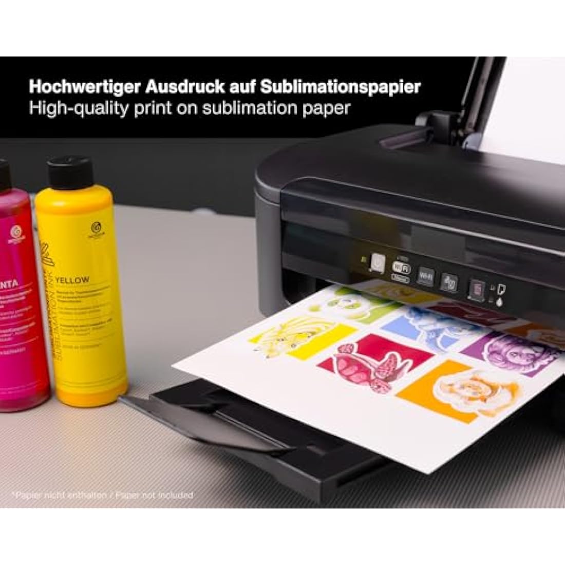 Octopus Sublimation Ink for Epson & Brother – 4x 500ml CMYK Set