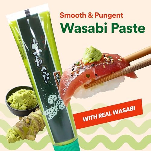 Wasabi-O Real Wasabi Paste – Authentic Japanese Sushi Paste, 3 x 43g
