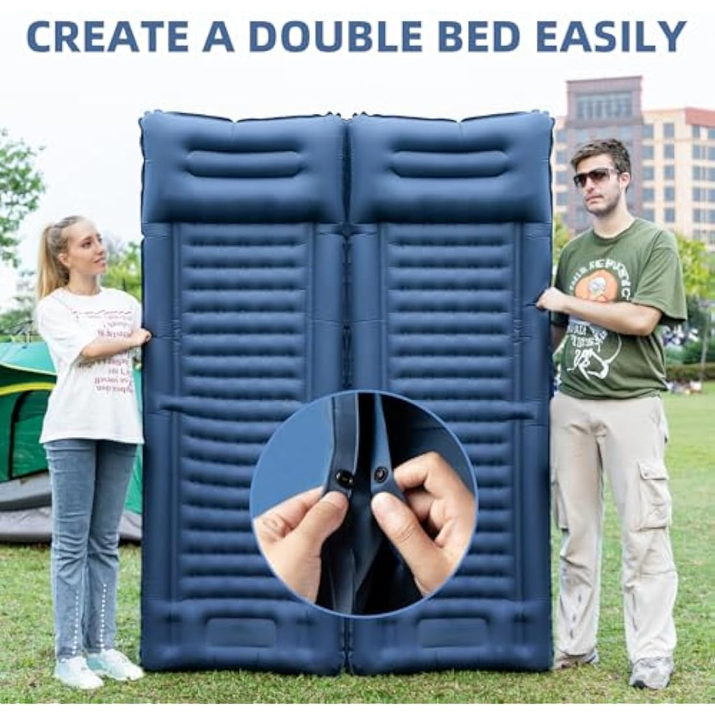 Wulwun Self-Inflating Camping Mat | 12cm Thick Waterproof Sleeping Pad