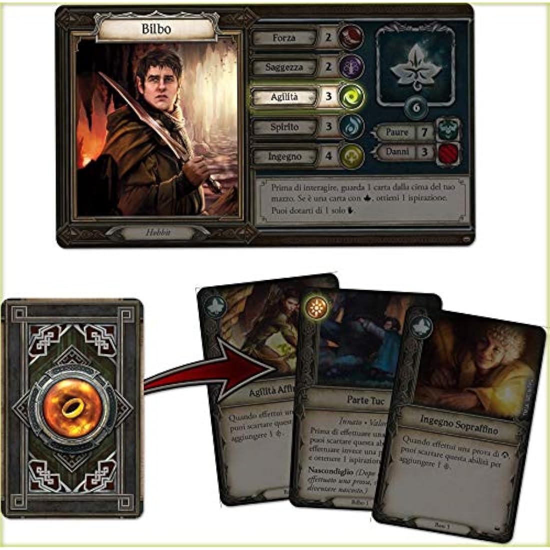 Asmodee The Lord of the Rings: Travel to Middle-Earth Board Game