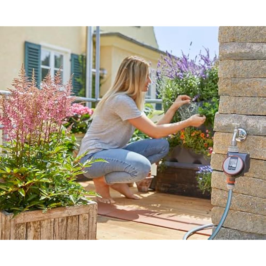 Gardena Flex Irrigation Controller – Automatic Drip System for Balcony