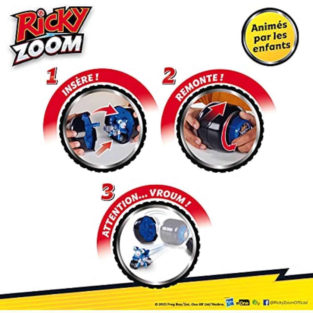 Ricky Zoom Loop Wind & Launch Motorbike Toy - Preschool Playset